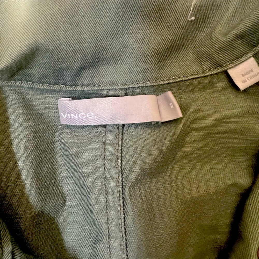 VINCE. Green Utility Jacket - Picture 8 of 8